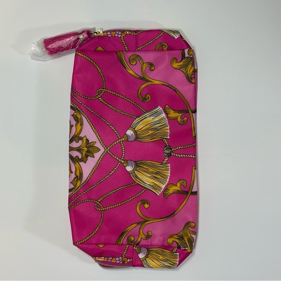 Estee Lauder Soft Pink and Gold Cosmetic Bag - Picture 1 of 8